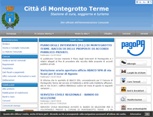 Tablet Screenshot of montegrotto.org